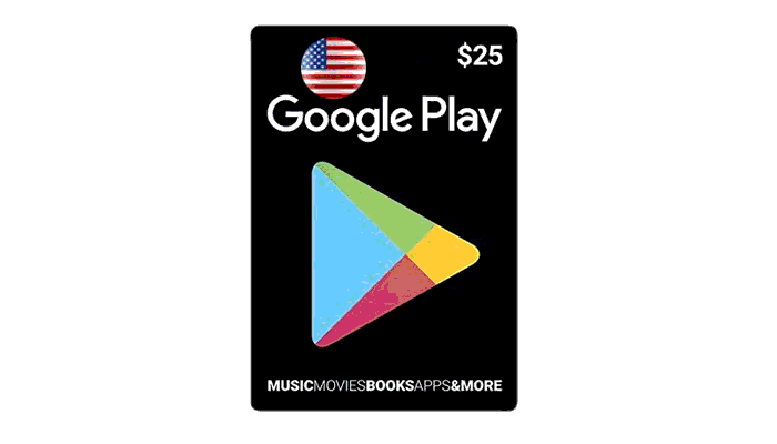بطاقة جوجل بلاي امريكي 25 دولار